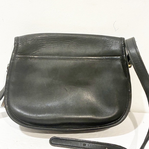 Coach Black Leather Vintage Prairie Bag Womens Crossbody...